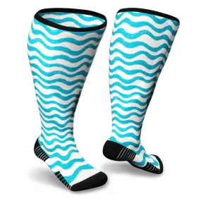 Waves Diabetic Compression Socks