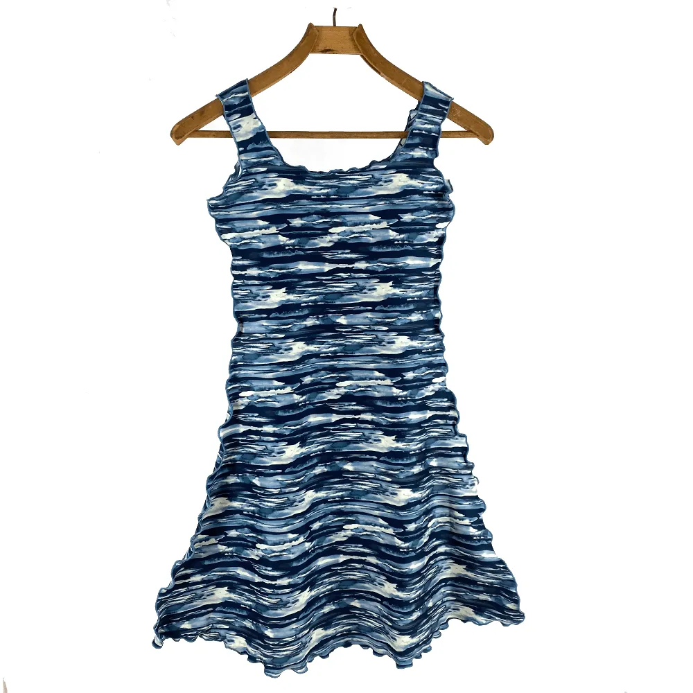 Wavy Day Switchstacks Reversible Little Dress