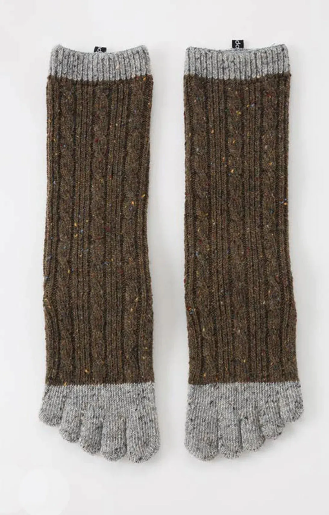 Wool Blend Cable Confetti Midcalf Socks