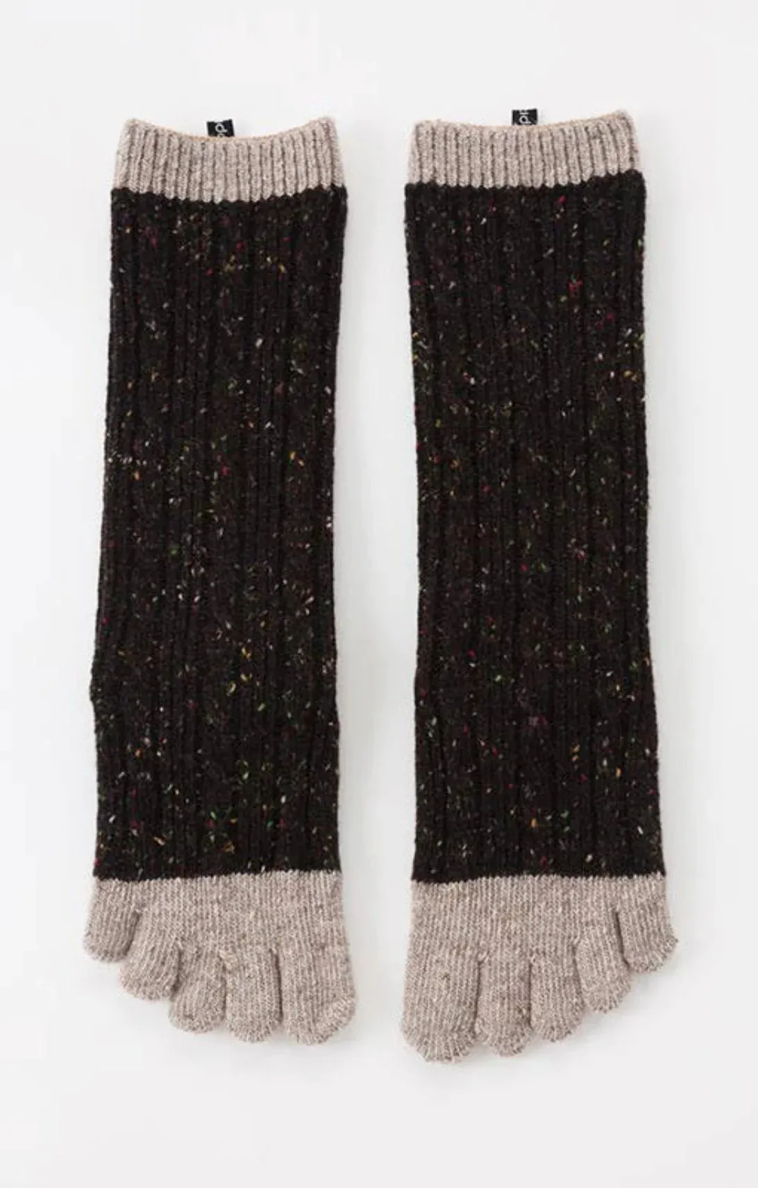 Wool Blend Cable Confetti Midcalf Socks